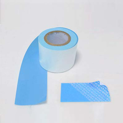 Adhesive VOID Label Material Patrial Transfer Total Transfer