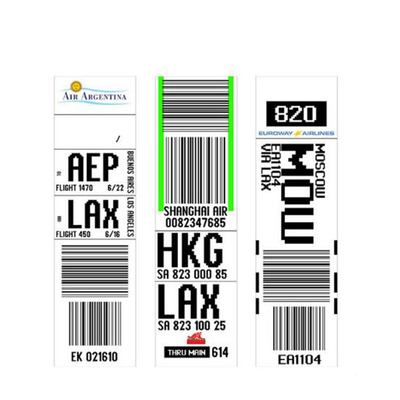 Airline Luggage Tag Sticker
