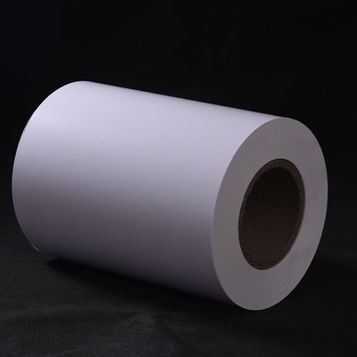 HM2533 Matte Thermal Transfer Vellum Adhesive Label Material with white glassine liner for barcode making