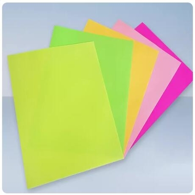 Fluorescent Yellow Paper Adhesive Fluorescent Yellow Paper WGA333 Inkjet Printing Fluorescent Paper