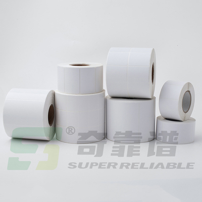 Wood Free Paper Adhesive Label Sticker Suitable for Inkjet Printing Laser Printing in Roll
