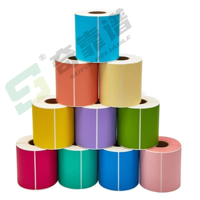 Preprinted Thermal Label Direct Thermal Top Coated Adhesive Barcode Sticker