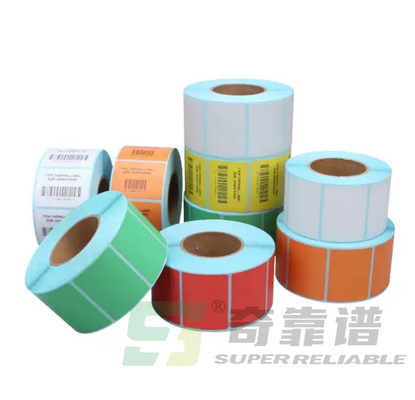 Preprinted Thermal Label Direct Thermal Top Coated Adhesive Barcode Sticker