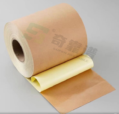 Light Brown Kraft Paper Adhesive Sticker Paper in Sheet for offset printing