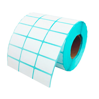 Customized Adhesive Barcode Sticker Label DT Sticker Eco Thermal Sticker with Blue Glassine Liner