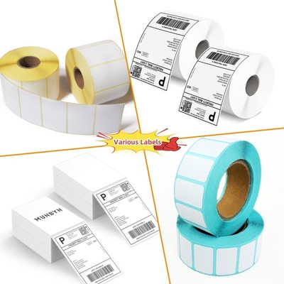 Adhesive Barcode Sticker  Direct Thermal Sticker  Labelsticker Weifang Superreliable Brand