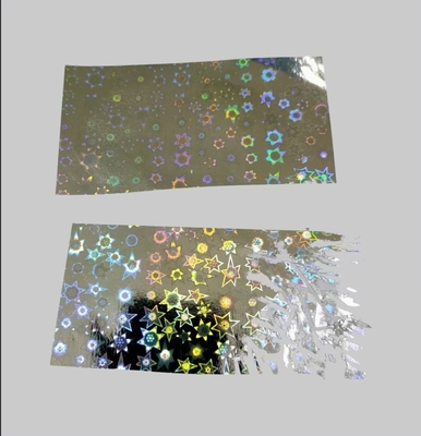 Holographic Film Destructive Label Material Fragile Sticker Paper