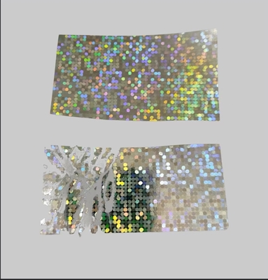 Holographic Film Destructive Label Material Fragile Sticker Paper