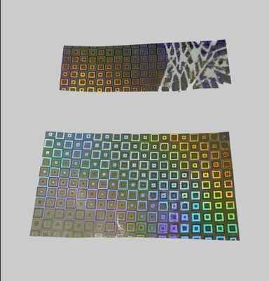 Holographic Film Destructive Label Material Fragile Sticker Paper