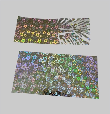 Holographic Film Destructive Label Material Fragile Sticker Paper