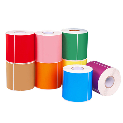 Printed Direct Thermal Color Label Sticker Color Label Top Thermal Label Sticker