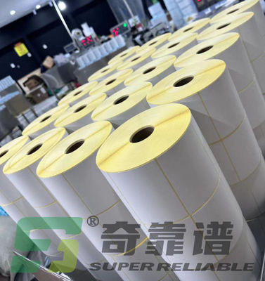 BPA Free Adhesive Thermal Paper Sticker Blank Thermal Label for Europe Market