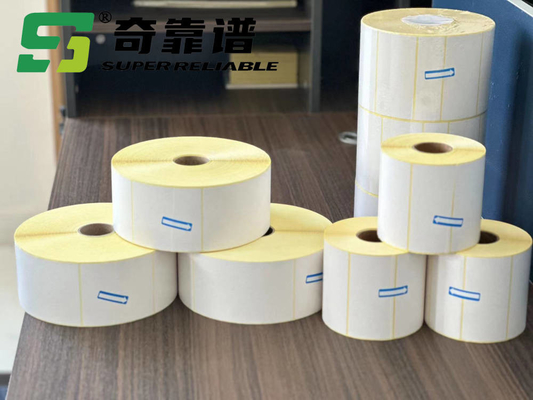 BPA Free Adhesive Thermal Paper Sticker Blank Thermal Label for Europe Market