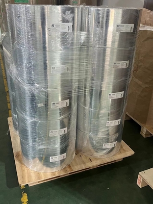 Mentalized BOPP Film Adhesive Bright Silver BOPP Film Adhesive Label Material WG4633