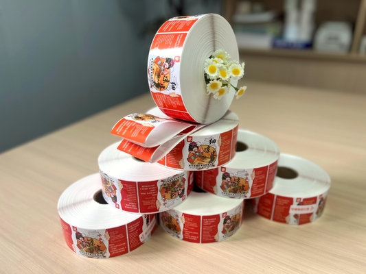 Customized Printed Adhesive Label Sticker with customized printing
