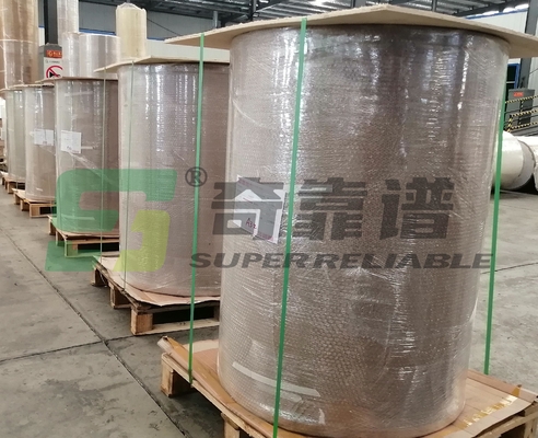 semi glossy paper adhesive thermal transfer adhesive paper thermal transfer paper adhesive labelstock jumbo roll HM1133