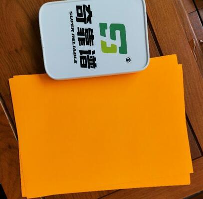 WGA2 Fluorescent Orange Paper Water Glue White Glassine Liner 60G