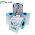 Adhesive Thermal Labels thermal scale labels barcode labels with blue glassine liner
