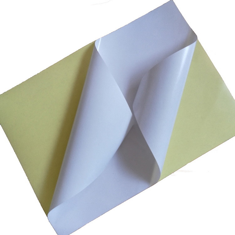 Cast Coated Sticker Paper Sheet SS0111 with Super Strong Adhesive Glue