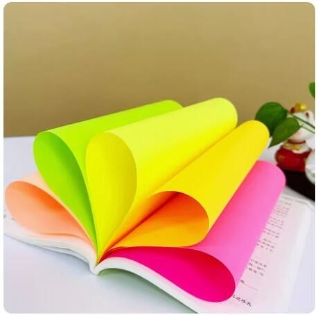 Fluorescent Orange Paper Adhesive Fluorescent Orange Paper WGA233 Inkjet Printing Fluorescent Paper
