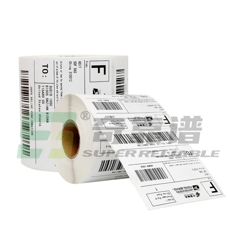 DT Thermal Top Thermal Waybill  Express Waybill Adhesive Label 100mm*150mm In Roll