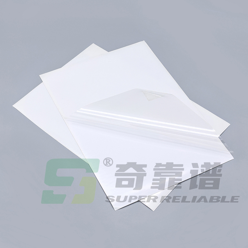 AF2333 Anti Freezing Glue Direct Thermal PP Thermal Film Adhesive Labelstock with glassine liner in roll