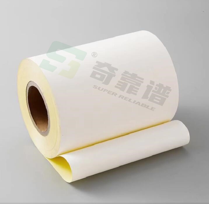 Vellum Paper Adhesive Matte Thermal Transfer Matte Coated Paper Adhesive Labelstock in Roll