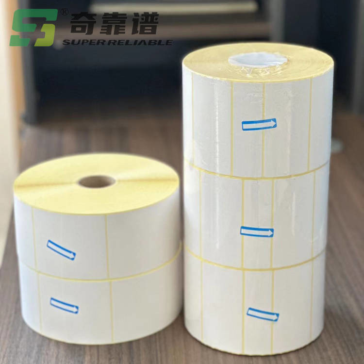 BPA Free Adhesive Thermal Paper Sticker Blank Thermal Label for Europe Market