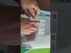 WG3733  Bright Silver PET With White Glassine Liner